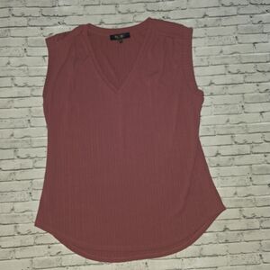 RACHEL Rachel Roy V-Neck Tank Top - Dusty Rose